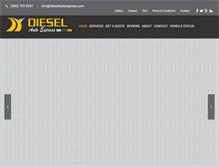 Tablet Screenshot of dieselautoexpress.com